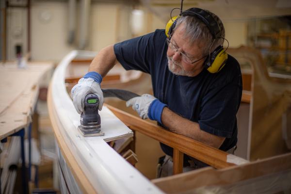 Nordship craftsmanship - polishing